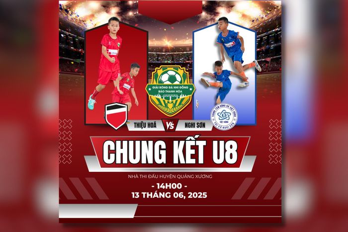 Chung kết U8 Thiệu Hóa - Nghi Sơn: Cuộc đối đầu giữa 'gã khổng lồ' và chiến binh quả cảm