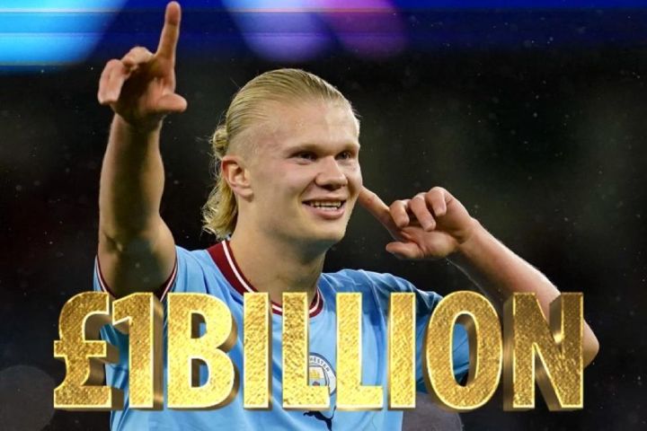Haaland lập thành tích khó tin giúp Man City thắng đậm Brighton