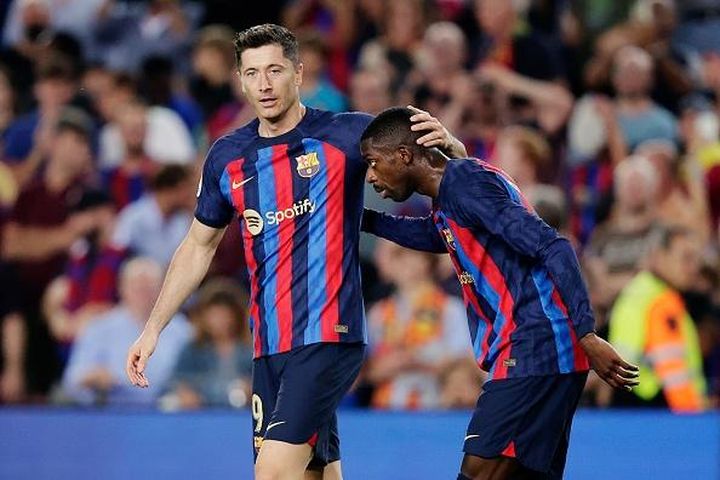 Dembele rực sáng trong trận thắng 4-0 của Barca