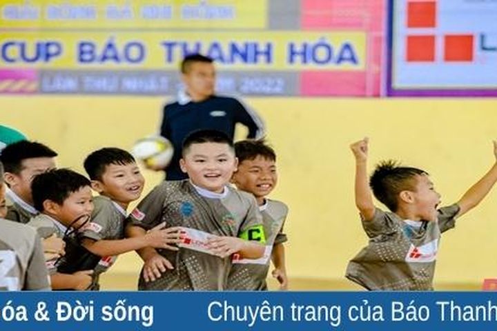 Giải Bóng đá Nhi đồng Cúp Báo Thanh Hóa lần thứ nhất - năm 2022: Bùi Tiến Đạt sắm vai người hùng đưa U8 TX Nghi Sơn vào bán kết