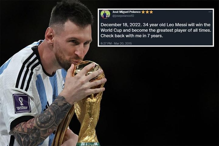 Kỳ lạ 'nhà tiên tri' dự đoán đúng Messi vô địch World Cup 7 năm trước
