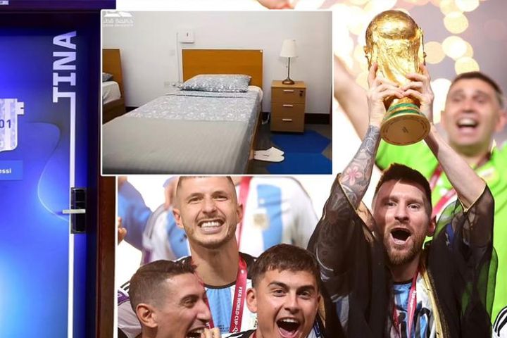 Phòng ngủ Messi ở World Cup biến thành bảo tàng, 'El Pulga' bị fan vây kín
