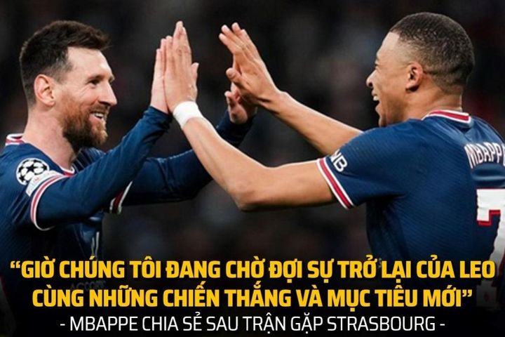Biếm họa 24h: Mbappe chờ Messi trở lại PSG