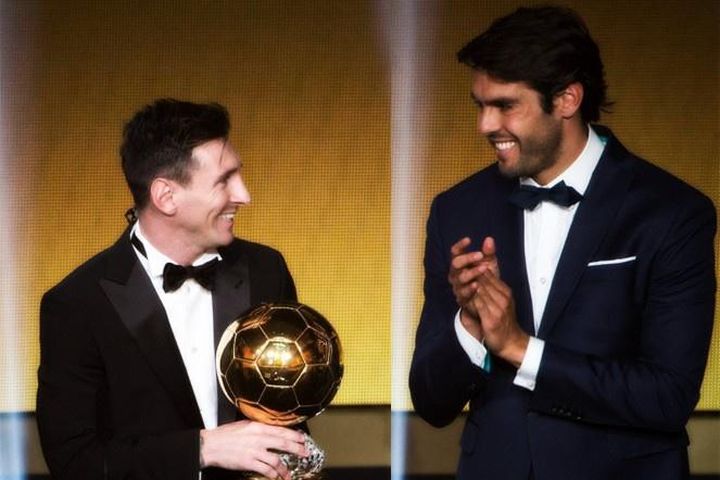 Kaka chào đón Messi vào 'CLB huyền thoại'