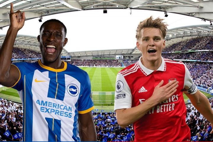 Dự đoán tỷ số, đội hình xuất phát trận Brighton - Arsenal