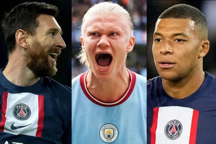 Mbappe ghi nhiều bàn nhất năm 2022, Messi và Haaland đứng vị trí nào ở top 10?