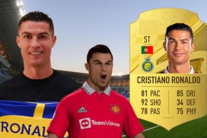 Ronaldo tụt hạng thấp nhất ở FIFA 23 sau khi chuyển đến Al-Nassr