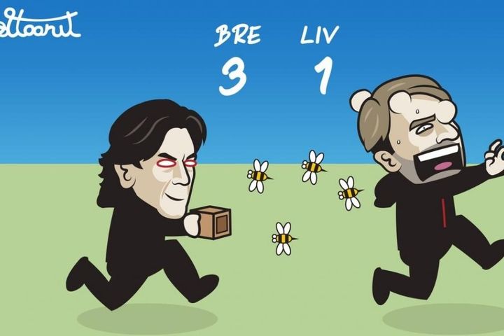 Biếm họa 24h: Liverpool đi vào 'vết xe đổ' của MU và Man City