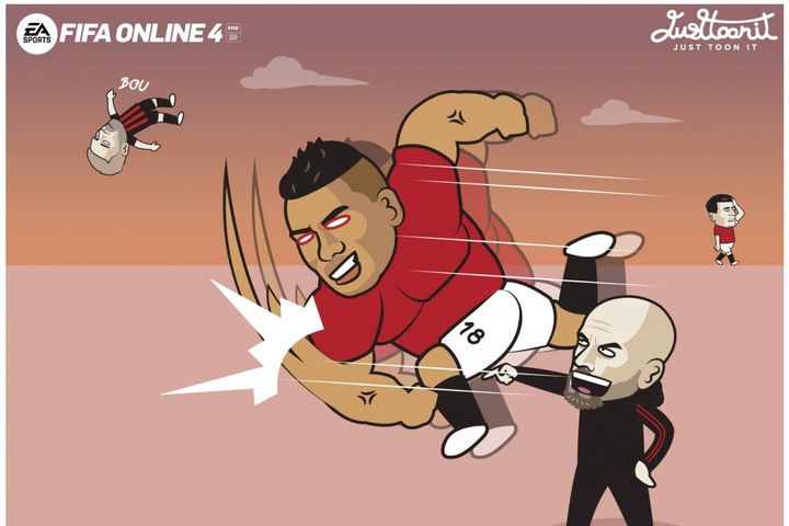 Biếm họa 24h: Casemiro khoe cơ bắp cuồn cuộn