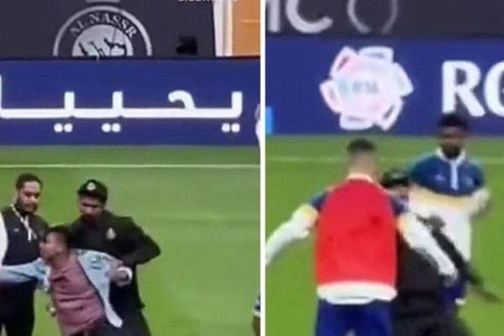 Ronaldo thoát chấn thương trong gang tấc khi bị fan cuồng tấn công