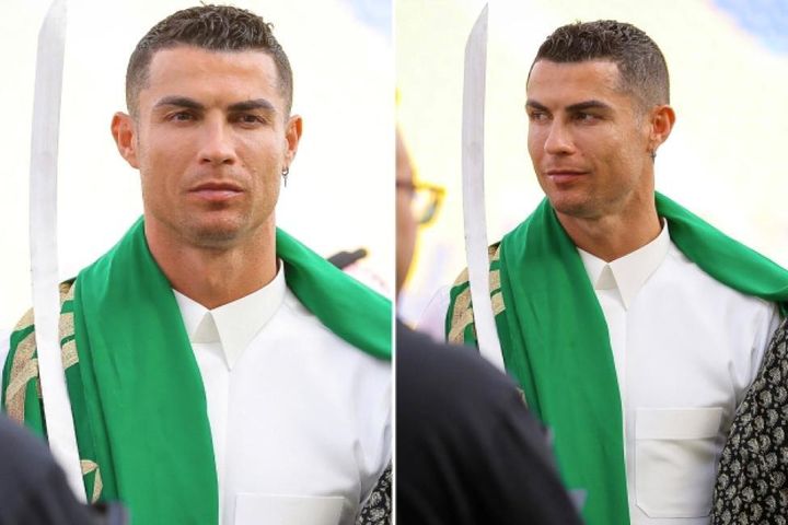 Ronaldo 'lột xác', cầm kiếm bóng loáng ở Ả Rập Xê-út