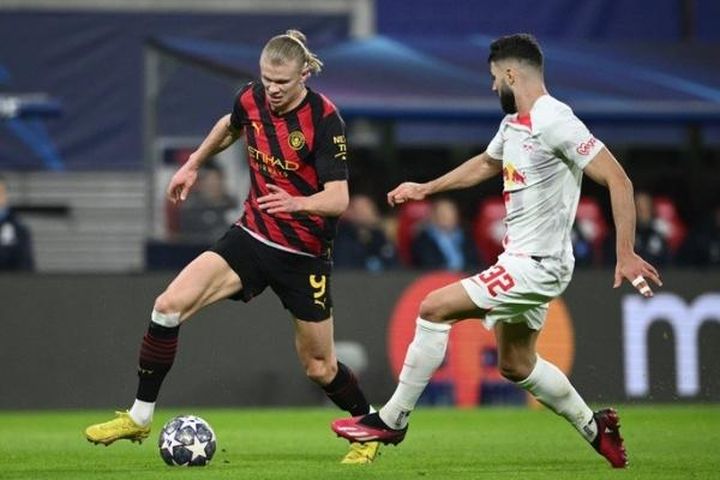 Man City có trận hòa đáng thất vọng trước RB Leipzig