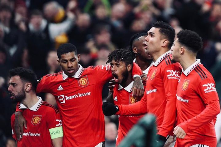 MU ngược dòng hạ Barcelona: Antony - Fred 'nhảy múa', Old Trafford mở hội