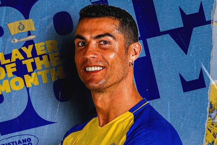 Ronaldo nhận giải thưởng đầu tiên ở Saudi Arabia