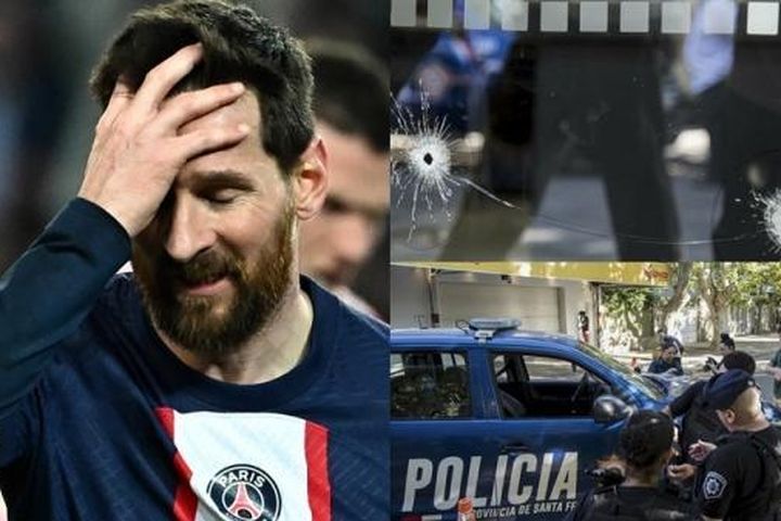 Cửa hàng của gia đình Lionel Messi bị xả súng, nhắn tin đe dọa