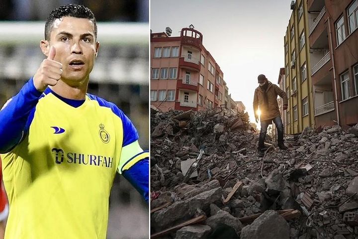 Ronaldo gửi một máy bay nhu yếu phẩm hỗ trợ nạn nhân trận động đất ở Thổ Nhĩ Kỳ và Syria