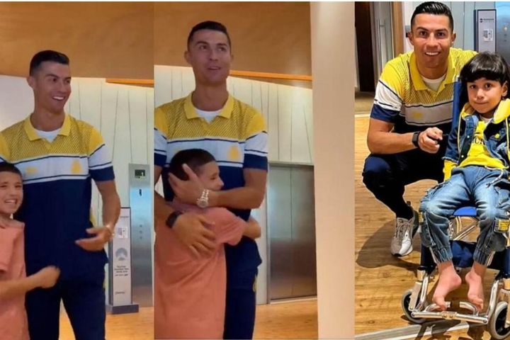 Đằng sau một Ronaldo lạnh lùng và 'chảnh' là một con người khác