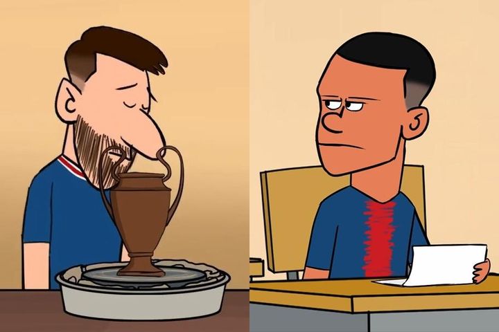 Biếm họa những thất bại của PSG ở Champions League