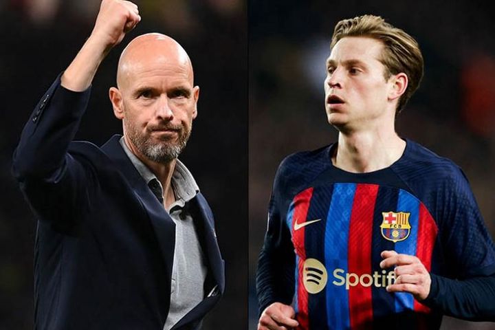 De Jong úp mở việc cập bến MU, Ten Hag chờ tái hợp trò cưng