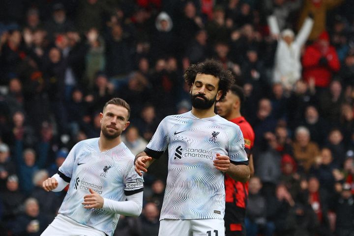 Liverpool gục ngã trước Bournemouth sau khi thắng MU 7-0