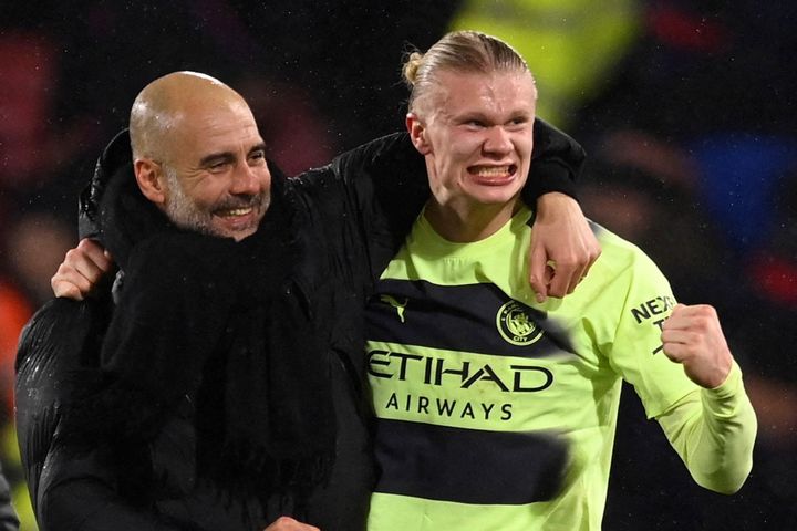 Pep Guardiola không hài lòng với Haaland