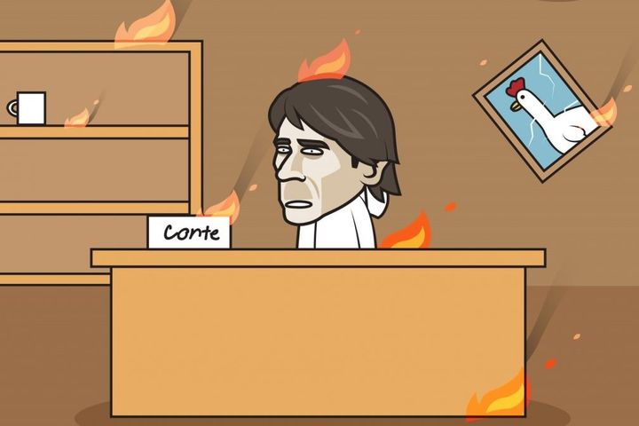 Biếm họa 24h: Tottenham sắp sa thải HLV Conte