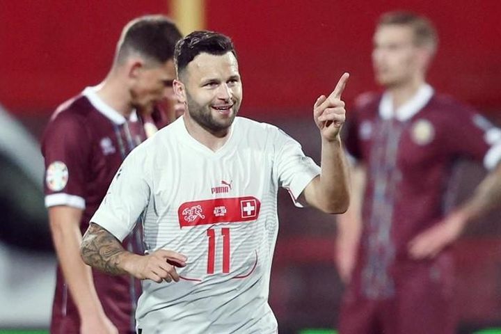Vòng loại Euro 2024, Bảng I: Steffen lập hat-trick giúp Thụy Sĩ đại thắng Belarus