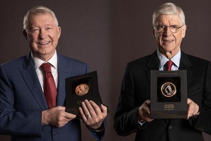 Sir Alex Ferguson và Arsene Wenger được Premier League vinh danh