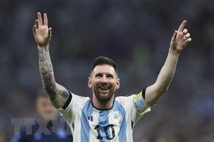Siêu sao Lionel Messi đã ghi hơn 100 bàn thắng cho tuyển Argentina