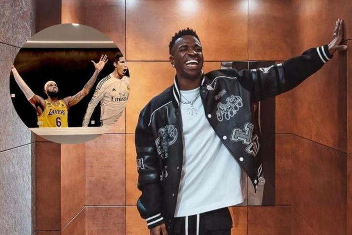 Vinicius thuê họa sĩ vẽ tranh Ronaldo