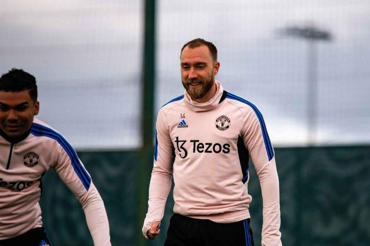 Eriksen hào hứng tập luyện, sẵn sàng cùng MU đấu Everton