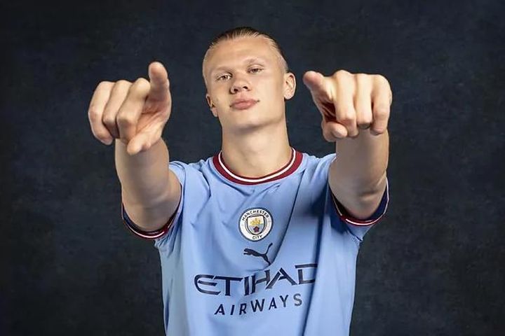 HLV Pep Guardiola so sánh Haaland với Ronaldo và Messi