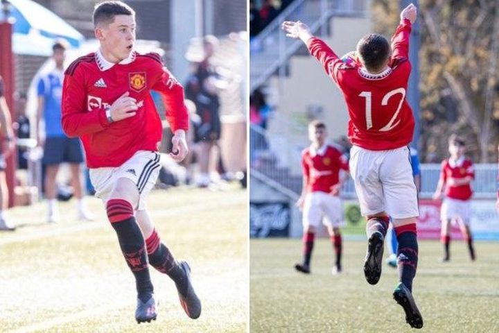 Pha bóng gây sốt của con trai Rooney