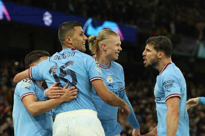 Haaland ghi bàn và kiến tạo, Man City vùi dập Bayern Munich