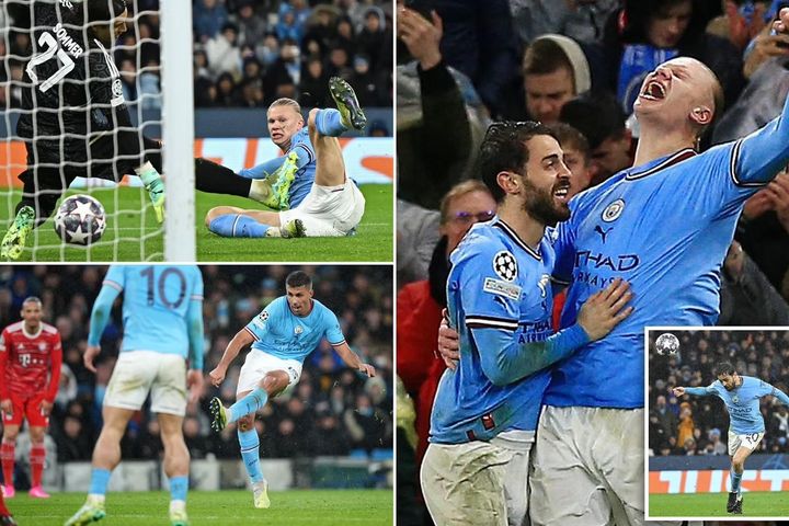 Toàn cảnh Manchester City thắng 'vùi dập' Bayern Munich tại Etihad