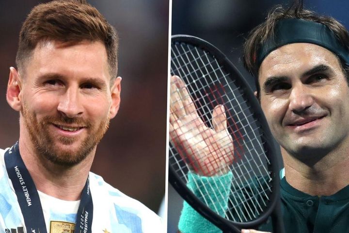 Federer tri ân Messi
