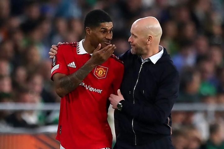 Ten Hag hé lộ tin vui về Rashford: Hồi phục thần tốc kịp tái đấu Sevilla?