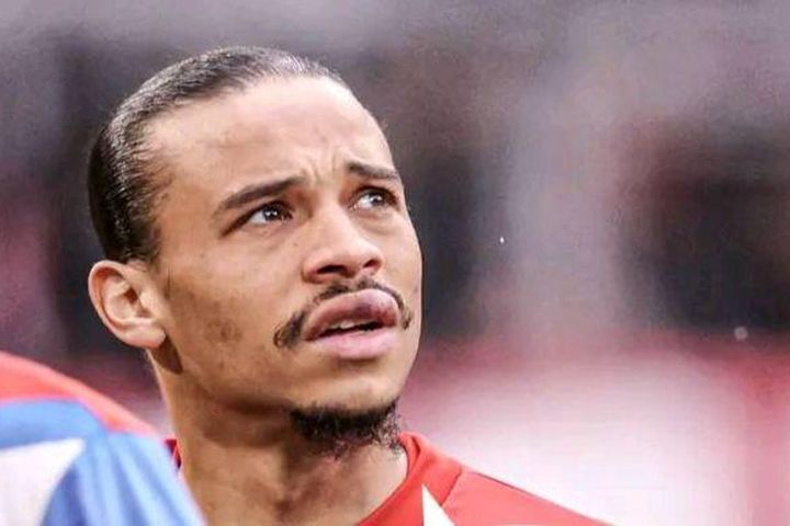 Leroy Sane lộ môi bầm tím sau cú đấm của Mane