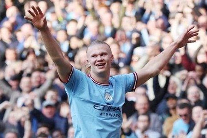 Haaland lập kỷ lục, Man City thắng dễ Leicester