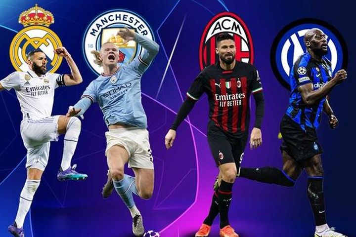 Xác định được 2 cặp trận bán kết Champions League