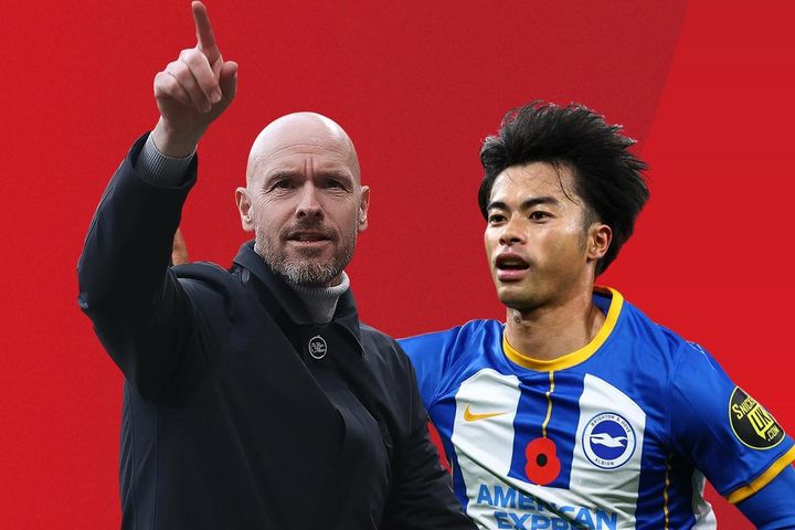 MU đấu Brighton: Erik ten Hag và bài toán Mitoma