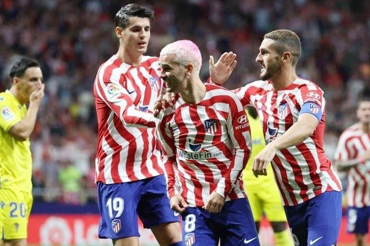 Atletico thắng Cadiz 5-1, giành vị trí thứ nhì bảng