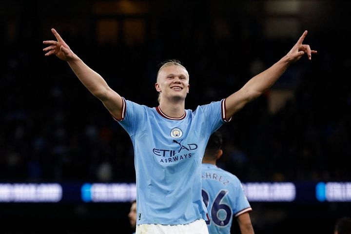 Haaland xô đổ thêm kỷ lục trong ngày Man City thắng giòn giã
