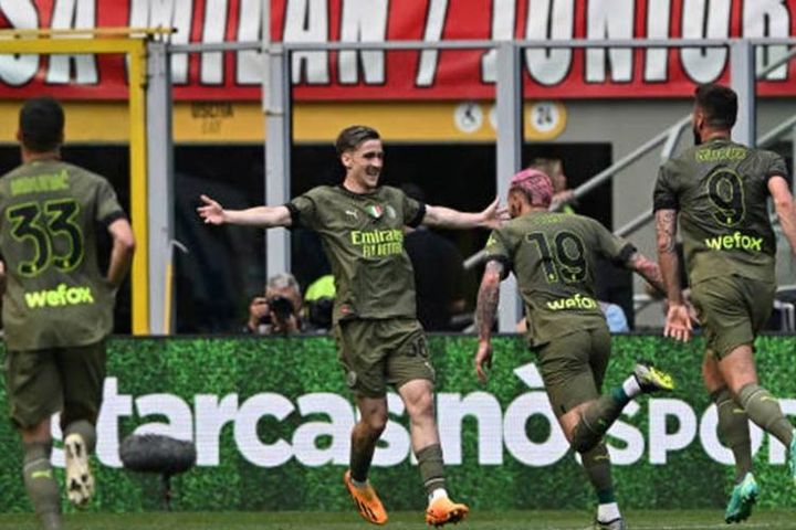 Kết quả bóng đá AC Milan - Lazio: Tung hoành hiệp 1, thách thức Inter (Serie A)