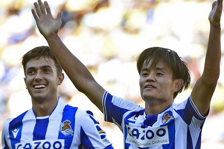 Kubo lập đại công cho Real Sociedad