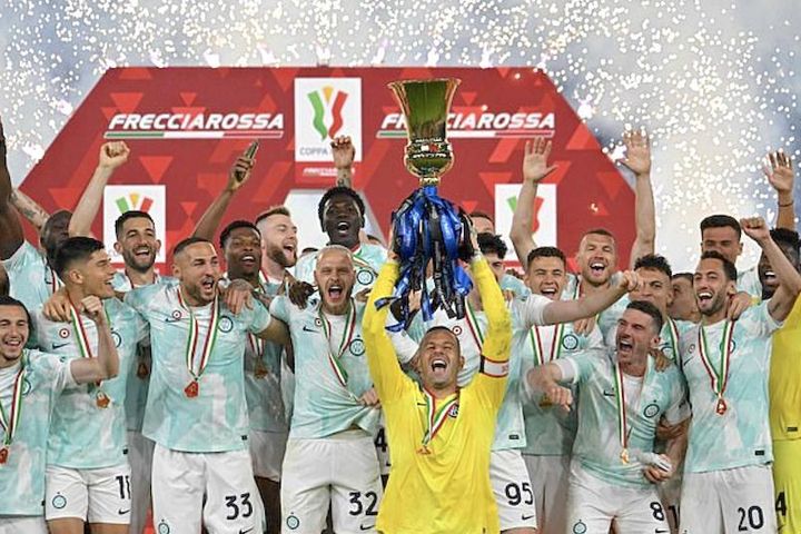 Kết quả bóng đá hôm nay (25-5): Inter vô địch Coppa Italia, Brighton cầm hòa Man City