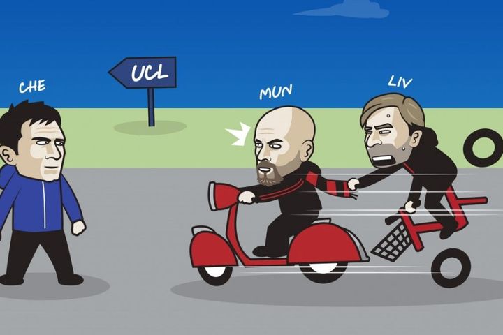 Biếm họa 24h: Chelsea quyết ngáng chân MU trong cuộc đua top 4