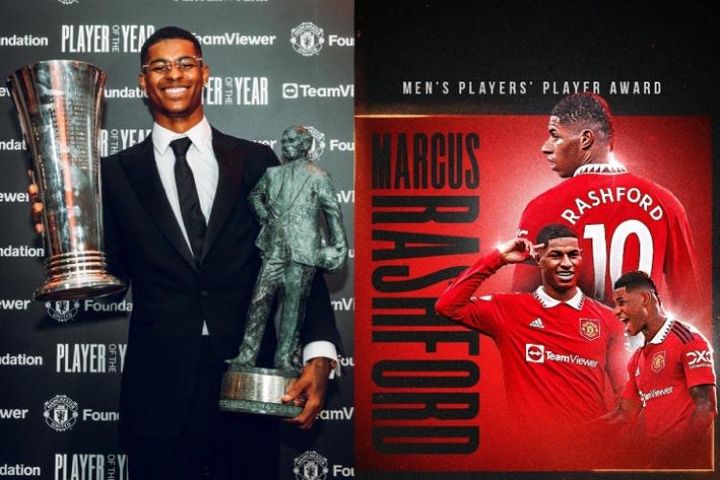 Rashford ẵm cú đúp giải thưởng hay nhất MU, Antony được vinh danh nhờ siêu phẩm