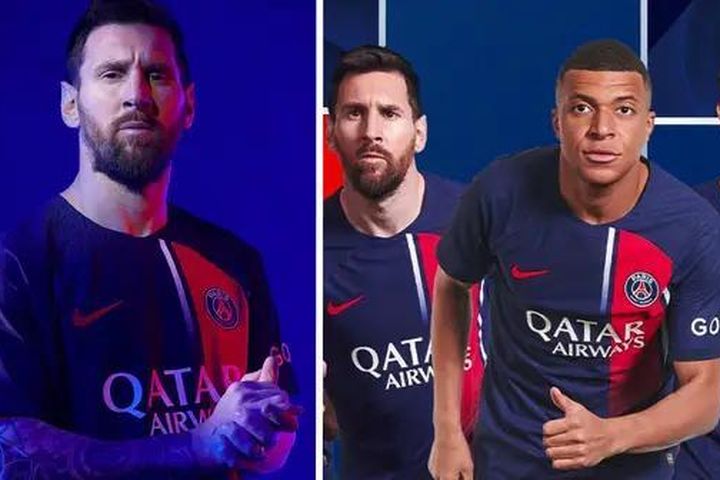 Messi ra mắt áo đấu mới của PSG