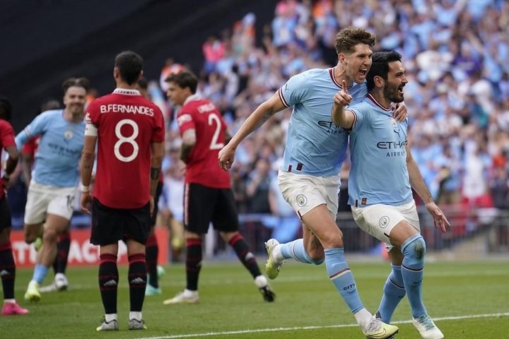 Gundogan ghi cú đúp, Man City đoạt cúp FA trước Man United